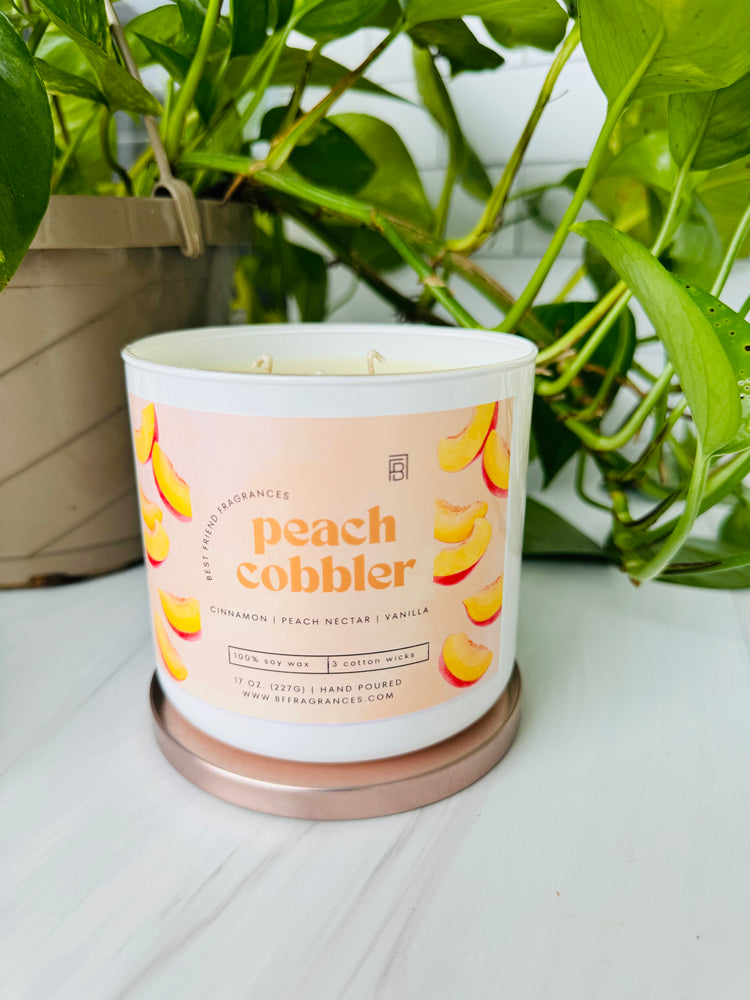 Peach Cobbler Large 3-Wick Candle