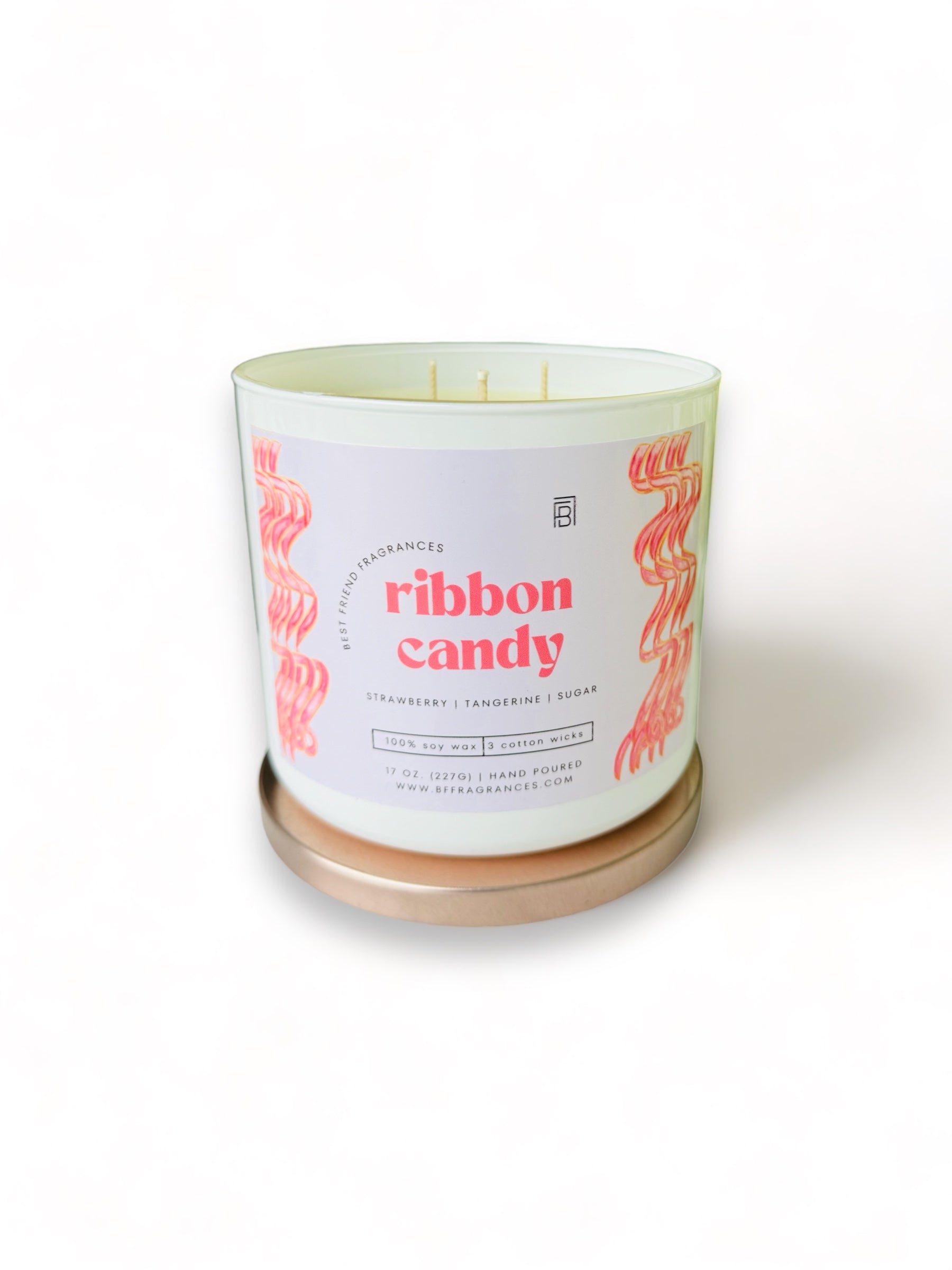 Ribbon Candy Large 3-Wick Candle